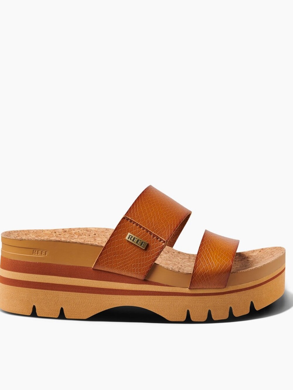 NWT REEF CUSHION VISTA HIGHER SLIDE SANDALS - Picture 2 of 8